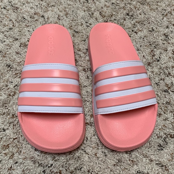 adidas cloudfoam slides pink